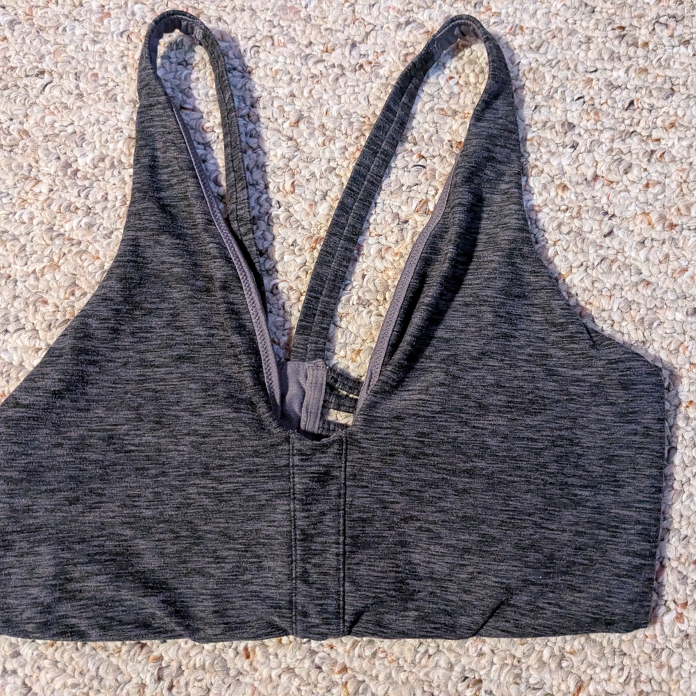 Victoria's Secret Gray Sports Bra with Adjustable Straps